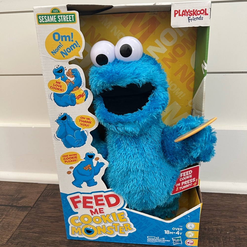 Feed Me Cookie Monster Doll